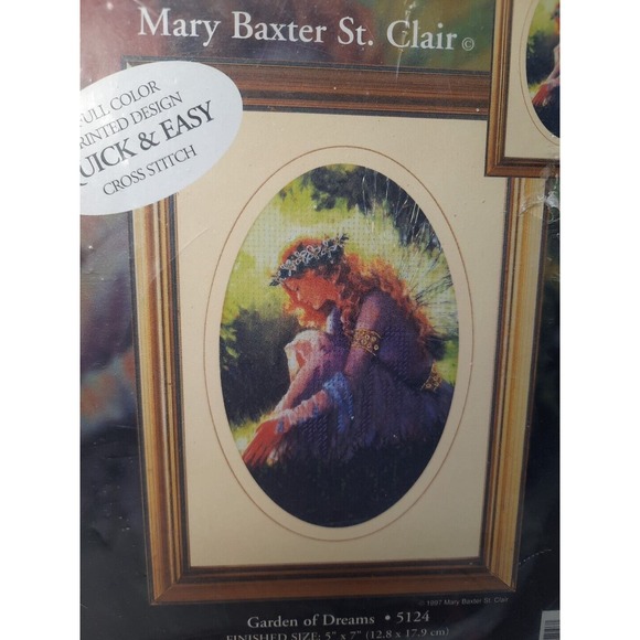 Embellished Cross Stitch Kit - Garden of Dreams - Picture 2 of 5